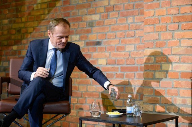 Przewodniczący Europejskiej Partii Ludowej Donald Tusk podczas promocji swojej książki „Szczerze” /Jakub Kaczmarczyk /PAP