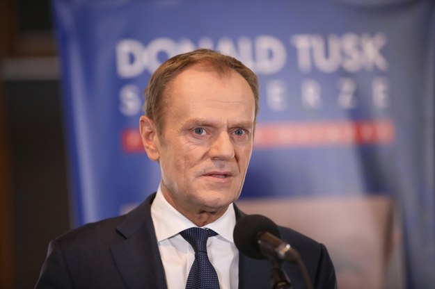 Przewodniczący Europejskiej Partii Ludowej Donald Tusk /Leszek Szymański /PAP