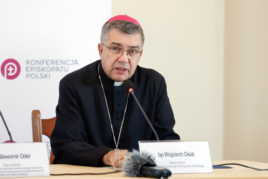 Przewodniczący Komisji Wychowania Katolickiego KEP, biskup pomocniczy diecezji łowickiej Wojciech Osia /Waldemar Deska /PAP