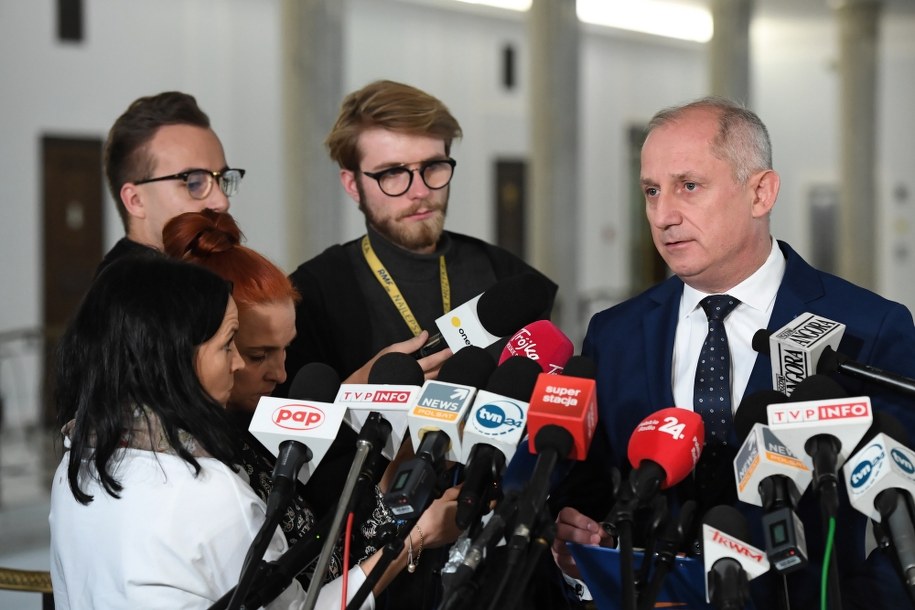 Przewodniczący KP PO Sławomir Neumann w Sejmie /Radek Pietruszka /PAP