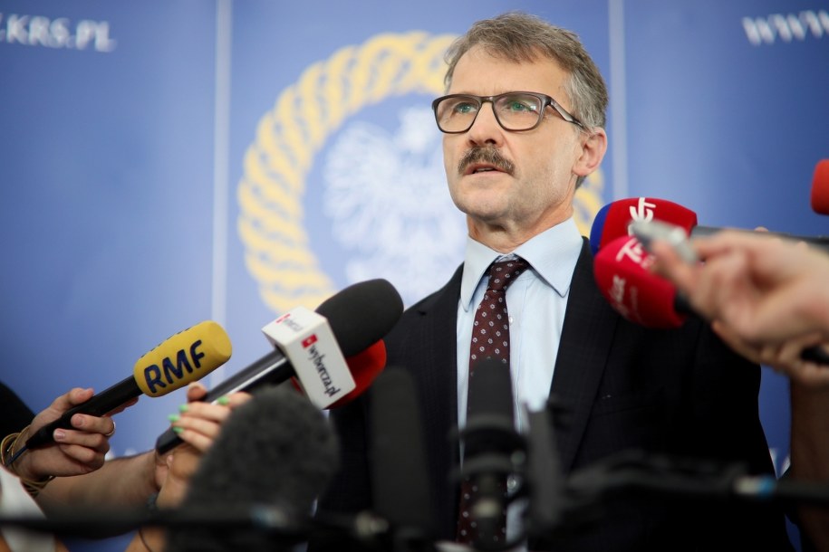 Przewodniczący Krajowej Rady Sądownictwa sędzia Leszek Mazur /Leszek Szymański /PAP