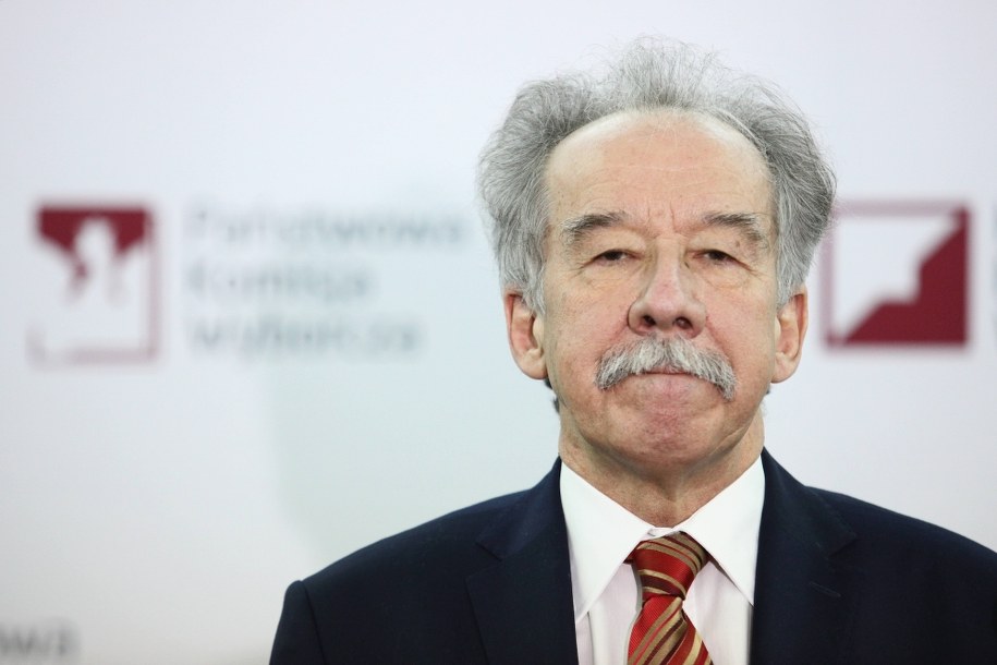 Przewodniczący Państwowej Komisji Wyborczej Wojciech Hermeliński / 	Leszek Szymański    /PAP