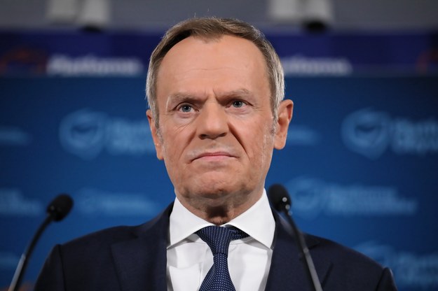 Przewodniczący Platformy Obywatelskiej Donald Tusk /Wojciech Olkuśnik /PAP