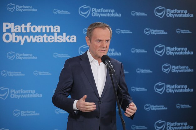 Przewodniczący Platformy Obywatelskiej Donald Tusk / 	Paweł Supernak   /PAP