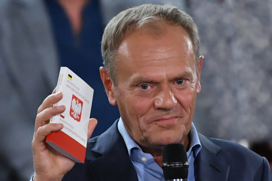 Przewodniczący Platformy Obywatelskiej Donald Tusk / 	Adam Warżawa    /PAP