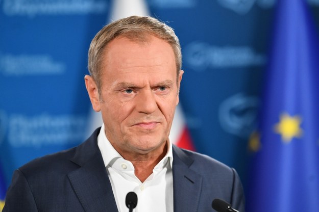 Przewodniczący PO Donald Tusk /Radek Pietruszka /PAP