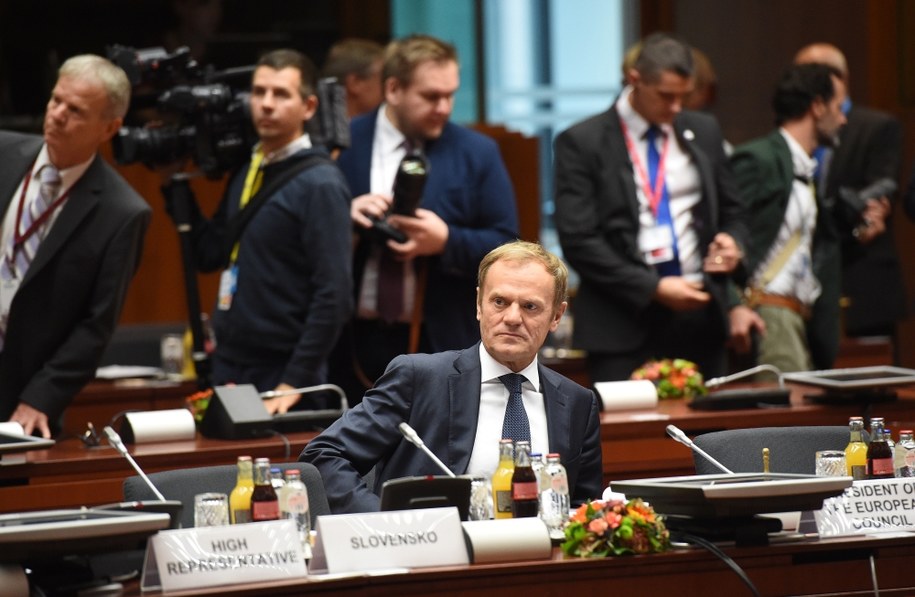 Przewodniczący Rady Europejskiej Donald Tusk /Radek Pietruszka /PAP