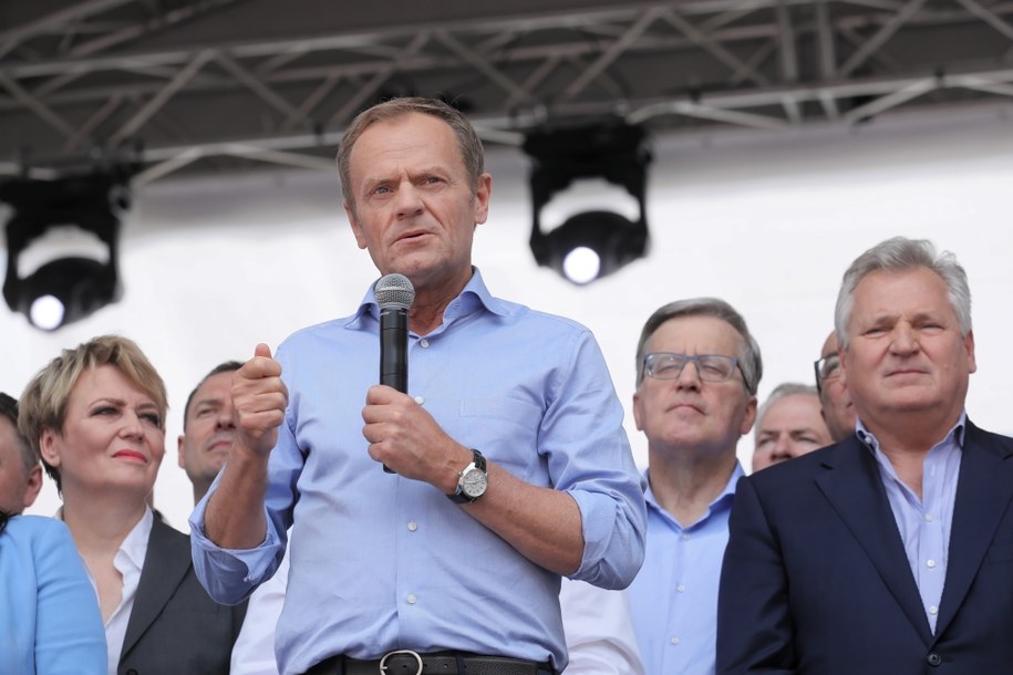 Przewodniczący Rady Europejskiej Donald Tusk /Paweł Supernak /PAP