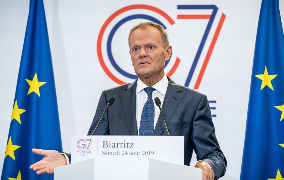 Przewodniczący Rady Europejskiej Donald Tusk /MICHAEL KAPPELER /PAP/DPA