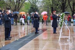 Przewodniczący Rady Europejskiej złożył wieniec na cmentarzu Arlington