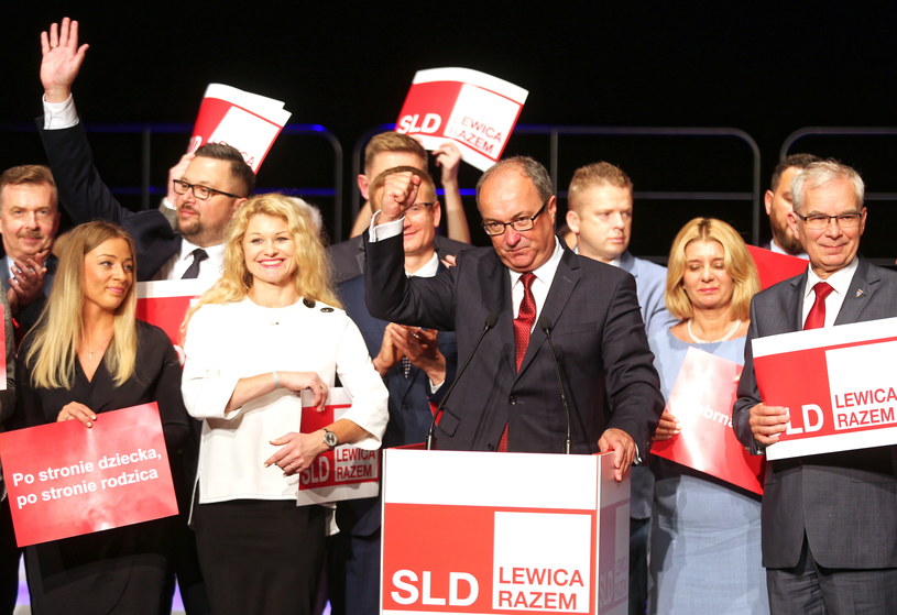 Przewodniczący SLD Włodzimierz Czarzasty podczas inauguracji kampanii samorządowej komitetu SLD Lewica Razem / Andrzej Grygiel /PAP