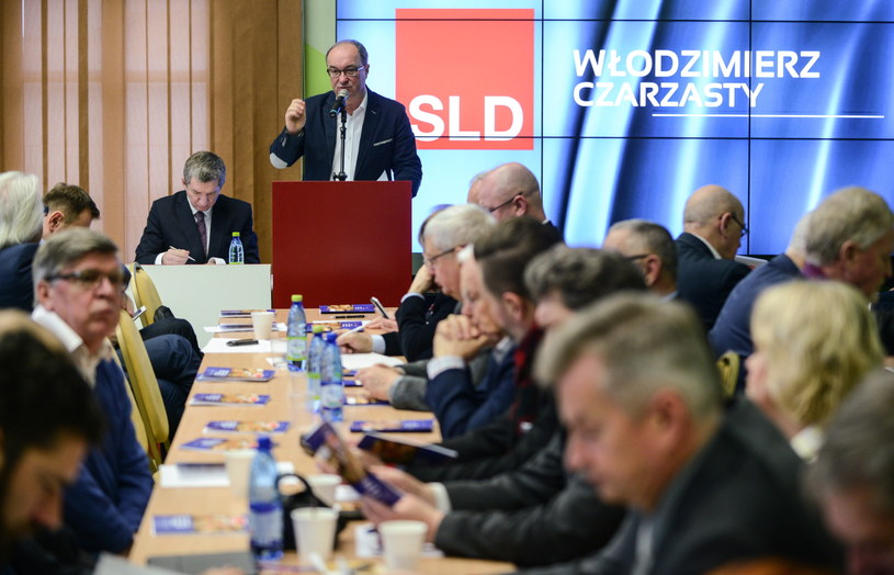 Przewodniczący Sojuszu Lewicy Demokratycznej Włodzimierz Czarzasty podczas posiedzenia rady krajowej SLD, /Jakub Kamiński   /PAP