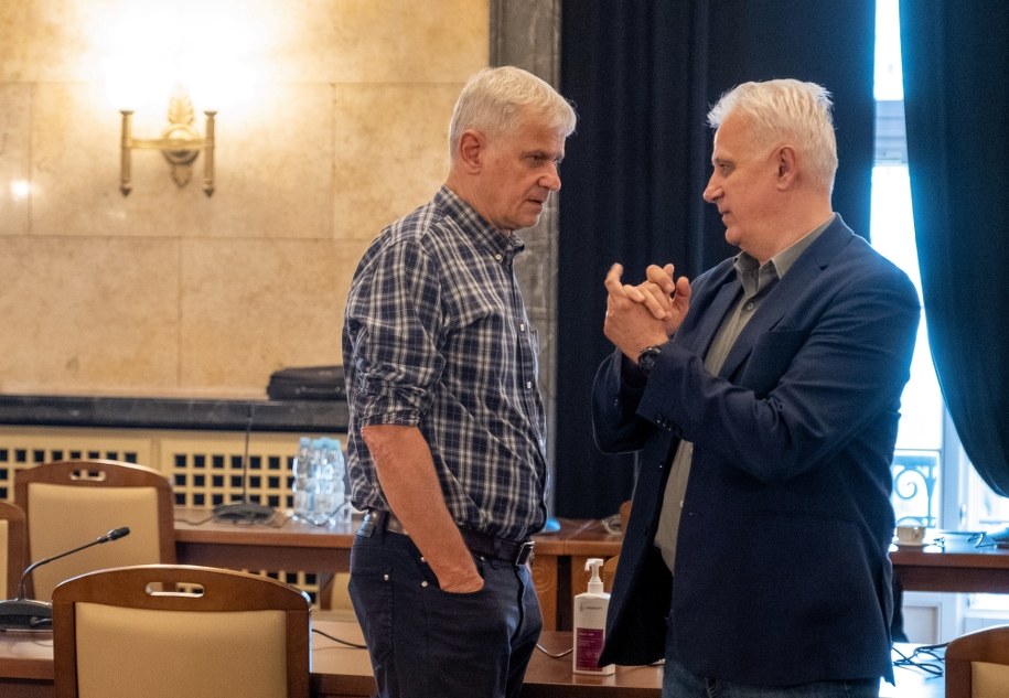 Przewodniczący zarządu Regionu Śląsko-Dąbrowskiego NSZZ „Solidarności” Dominik Kolorz /Hanna Bardo /PAP/EPA