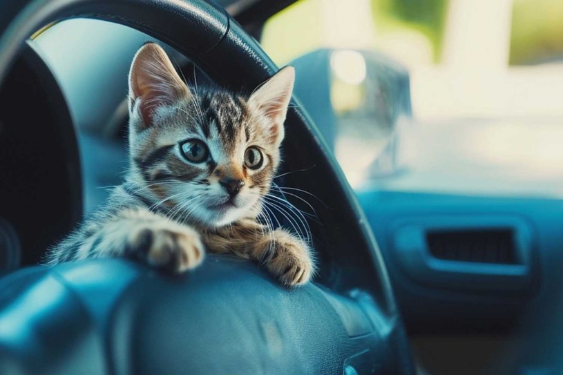 Przewożenie kota w samochodzie powinno odbywać się według pewnych reguł /123RF/PICSEL