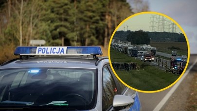 Przewrócona cysterna na A4. Wyciekło z niej paliwo