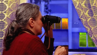 Przez dziurkę od klucza żurawia zapuścić   