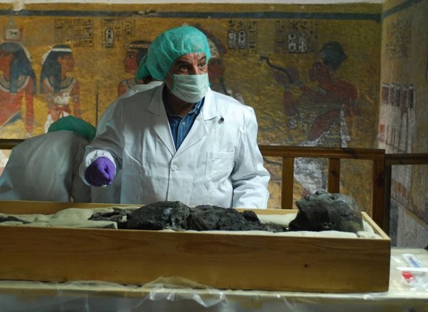 Przez kilka miesięcy badano wiele mumii, w tym szczątki słynnego faraona /Discovery World