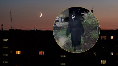 Przez okno zajrzał ktoś w masce z horroru. Mieszkańcy przerażeni