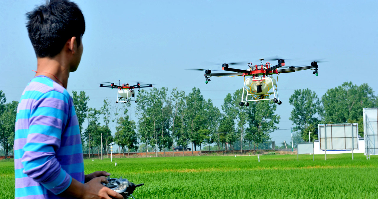 Przez ostatnie 5 lat wykryto co najmniej 12 prób przemytu przy pomocy dronów /AFP