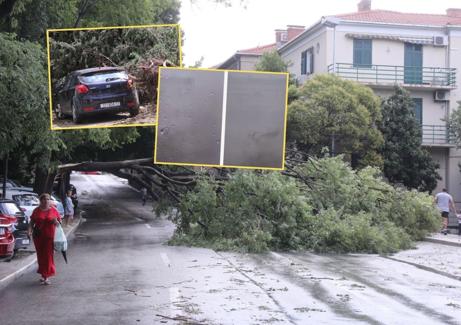 Przez Split przeszła burza, która przyniosła wiele ofiar /East News