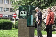 Przy Bramie Portowej w Szczecinie stanął pomnik powielacza