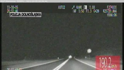 Przy ograniczeniu do 90 km/h gnał prawie 200 km/h