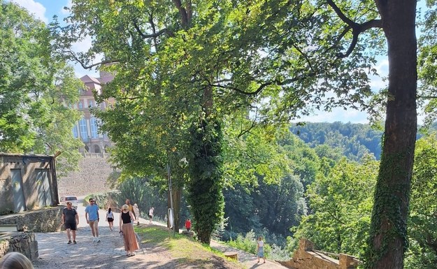 Przy zamku Książ zawalił się fragment muru /Gorąca Linia RMF FM