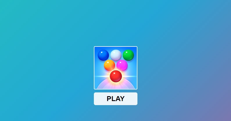 Przycisk "Play" gry kulki Bubble Shooter Arcade 2 /Click.pl