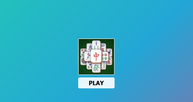 Przycisk "Zagraj" gry online za darmo Solitaire Mahjong Classic /Click.pl