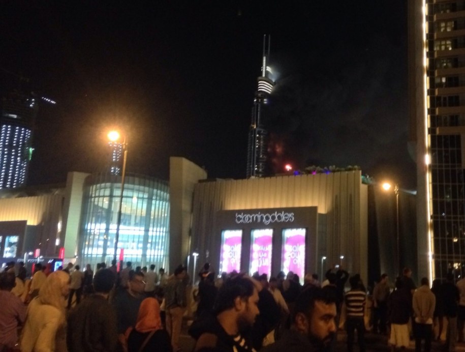 Przyczyny wybuchu pożaru w hotelu Address Downtown nie są znane /AYMAN YACOOB /PAP/EPA