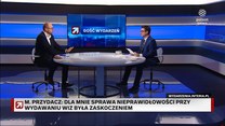 Przydacz w ''Gościu Wydarzeń'' o aferze wizowej: Reakcja organów ścigania była prawidłowa i szybka