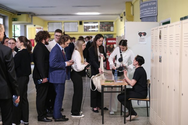 Przygotowania do egzaminu maturalnego z języka polskiego w II LO w Gorzowie Wlkp. /Lech Muszyński /PAP