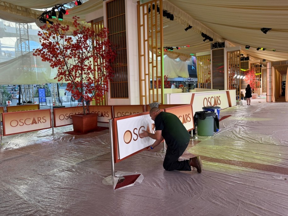 Przygotowania do gali rozdania Oscarów /Paweł Żuchowski /RMF FM