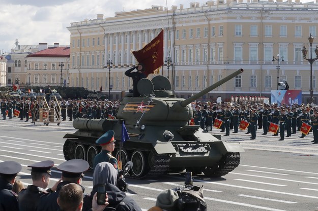 Przygotowania do obchodów Dnia Zwycięstwa w Moskwie /ANATOLY MALTSEV  /PAP/EPA