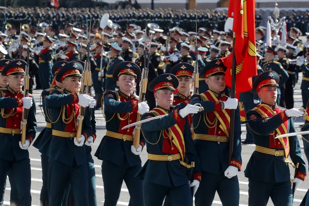 Przygotowania do obchodów Dnia Zwycięstwa w Moskwie /ANATOLY MALTSEV  /PAP/EPA