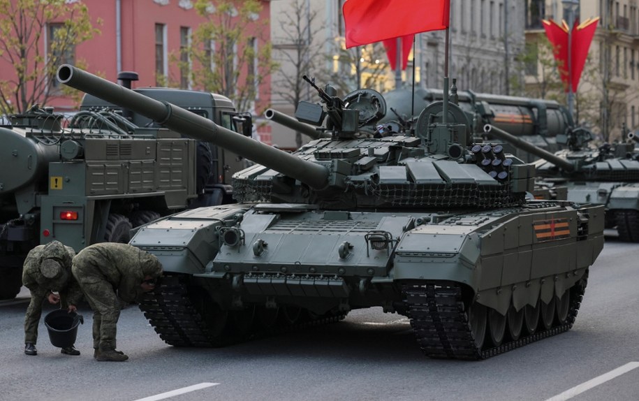 Przygotowania do parady w Moskwie /Sergei Ilnitsky /PAP/EPA