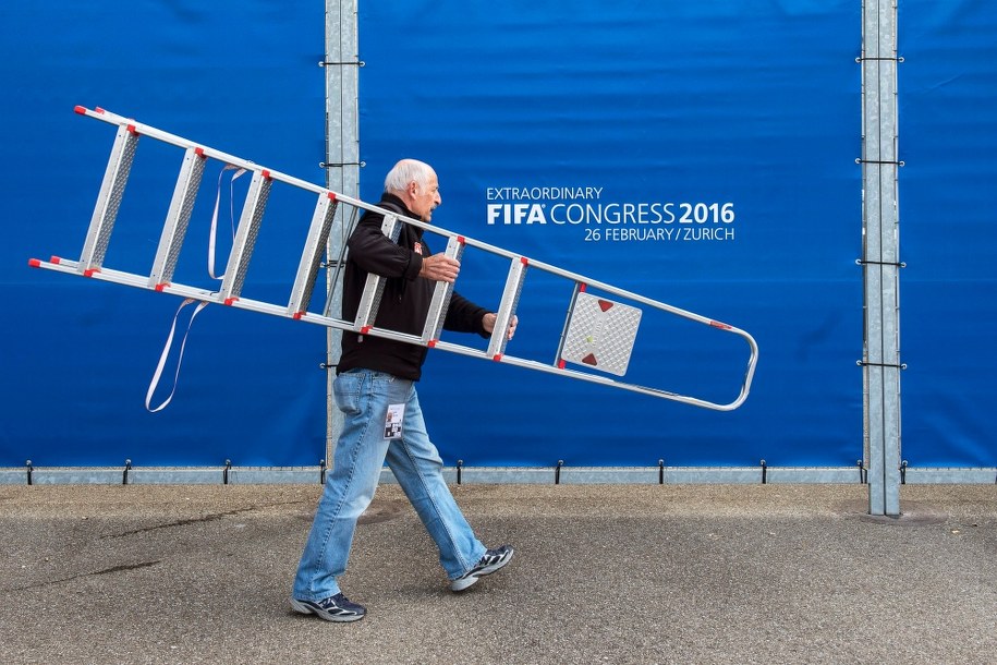 Przygotowania do piątkowego kongresu /ENNIO LEANZA /PAP/EPA