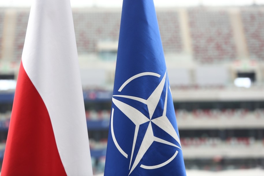 Przygotowania na stadionie PGE Narodowy w Warszawie /Leszek Szymańki /PAP