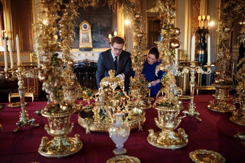 Przygotowania w pałacu do Wielkanocy /JACK TAYLOR /Getty Images