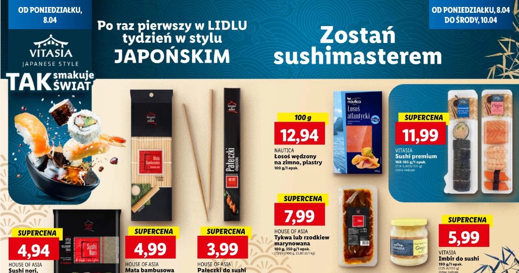 Przygotuj sushi w swoim domu! /Lidl /INTERIA.PL