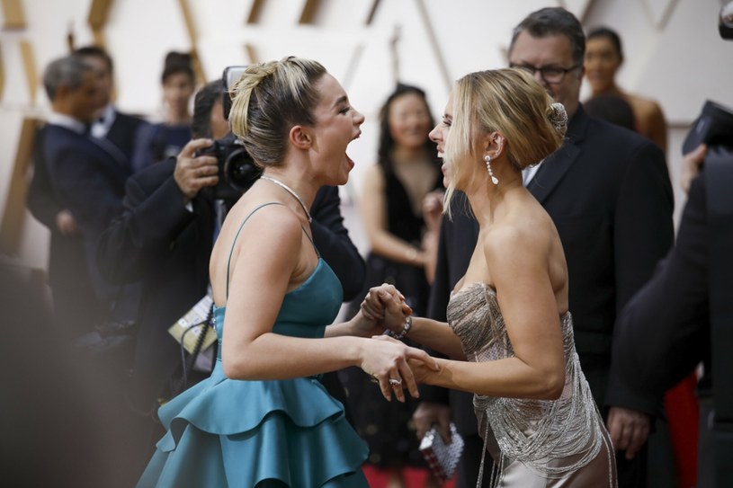 Przyjaciółki Florence Pugh i Scarlett Johansson /Jay L. Clendenin/Polaris Images /East News