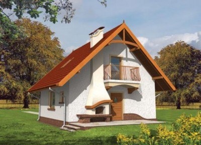 Przykład domu na wąską działkę: Ziutka /Archipelag