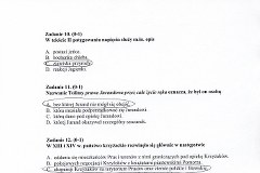 Przykładowe rozwiązanie dzisiejszego testu dla gimnazjalistów