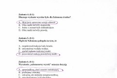 Przykładowe rozwiązanie dzisiejszego testu dla gimnazjalistów