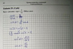 Przykładowe rozwiązanie maturalnego testu z matematyki