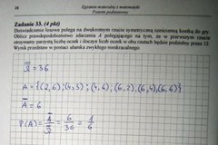 Przykładowe rozwiązanie maturalnego testu z matematyki