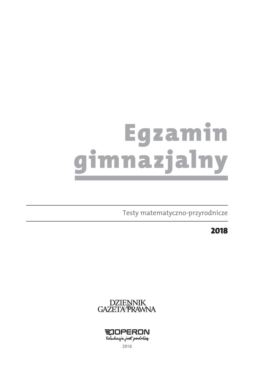 Przykładowe zadania matematyczno-przyrodnicze /Zrzut ekranu