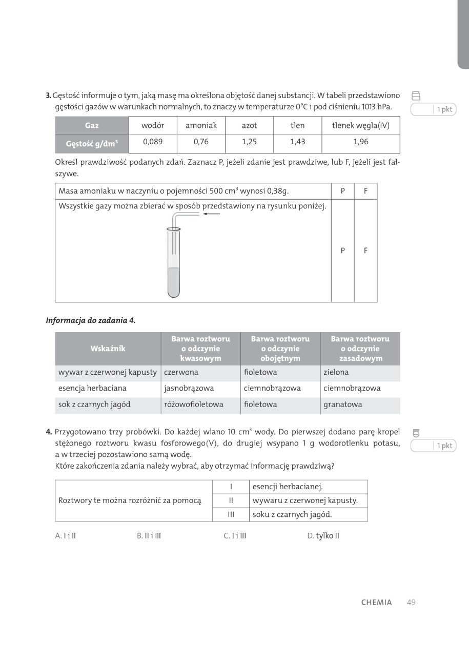 Przykładowe zadania matematyczno-przyrodnicze /