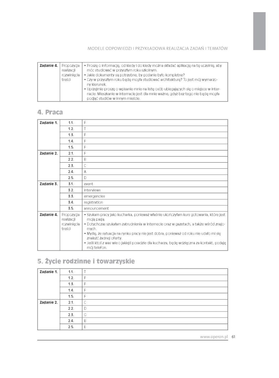 Przykładowe zadania maturalne z języka angielskiego /DGP /Zrzut ekranu