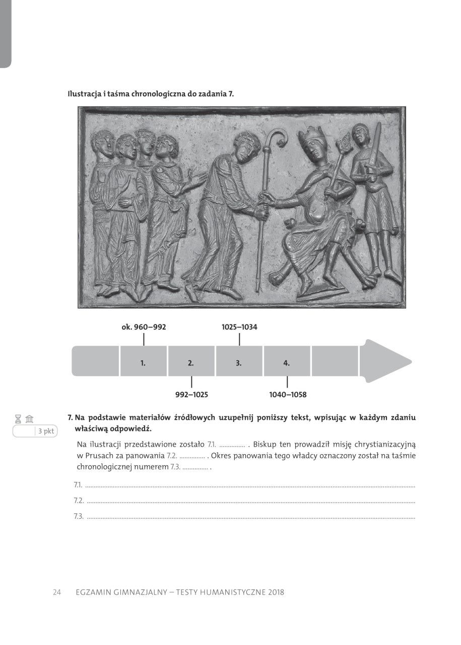Przykładowe zadania z wiedzy humanistycznej /